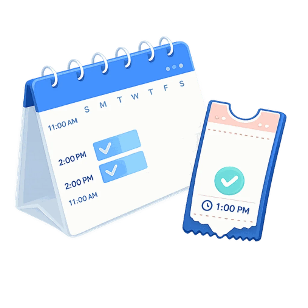 Book Instantly or Join the Live Queue